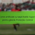 Cizme artificiale cu talpă înaltă: Suport pentru gleznă, Protecție, Control