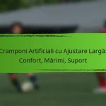 Cramponi Artificiali cu Ajustare Largă: Confort, Mărimi, Suport