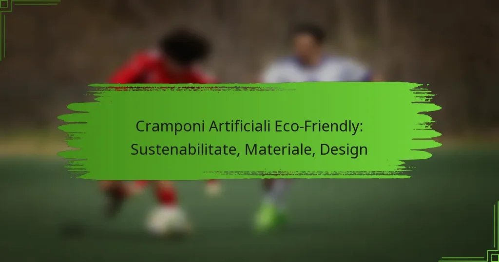 Cramponi Artificiali Eco-Friendly: Sustenabilitate, Materiale, Design