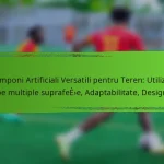 Cramponi Artificiali Versatili pentru Teren: Utilizare pe multiple suprafețe, Adaptabilitate, Design