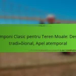 Cramponi Clasic pentru Teren Moale: Design tradițional, Apel atemporal