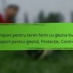 Cramponi pentru teren ferm cu glezna înaltă: Suport pentru gleznă, Protecție, Control