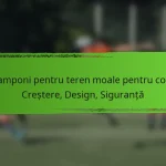 Cramponi pentru teren moale pentru copii: Creștere, Design, Siguranță