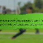 Cramponi personalizabili pentru teren ferm: opțiuni de personalizare, stil, potrivire