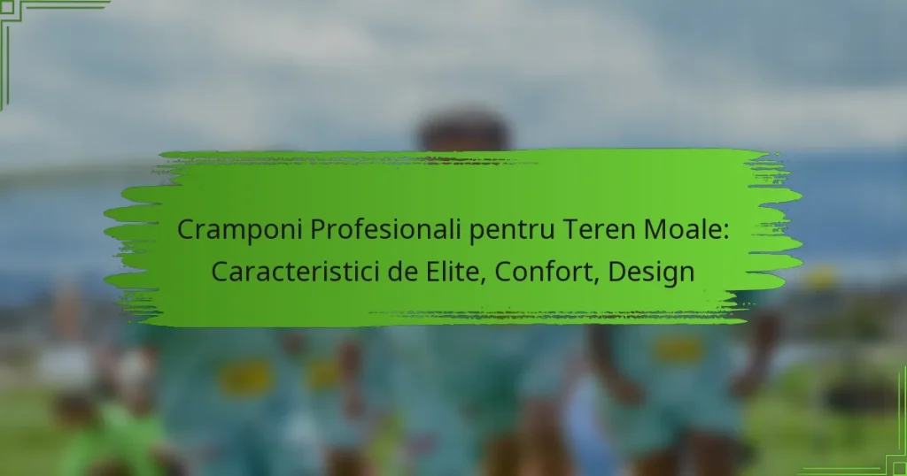 Cramponi Profesionali pentru Teren Moale: Caracteristici de Elite, Confort, Design