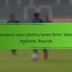 Cramponi ușori pentru teren ferm: Viteză, Agilitate, Reacție